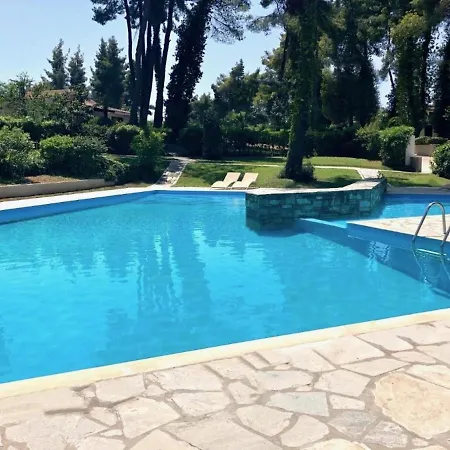 Luxurious Sani Luna With Shared Pool Villa