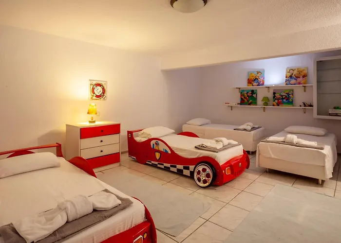 Villa Luxurious Sani Luna With Shared Pool