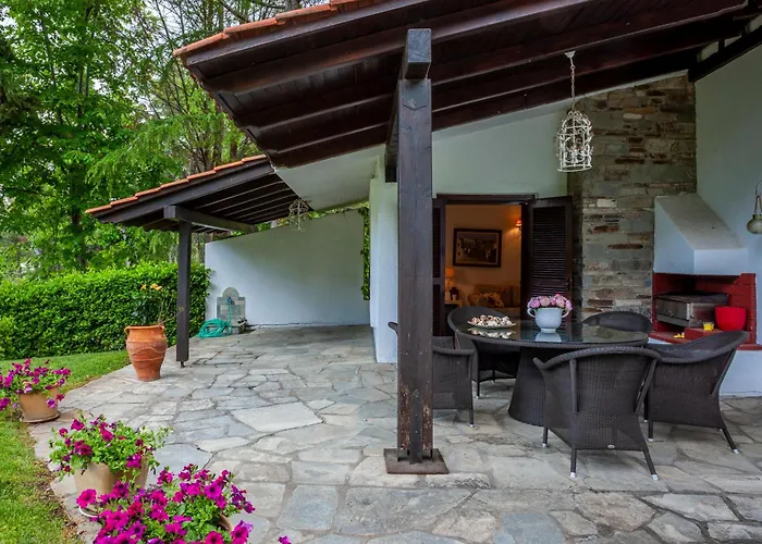 Luxurious Sani Luna With Shared Pool Villa *